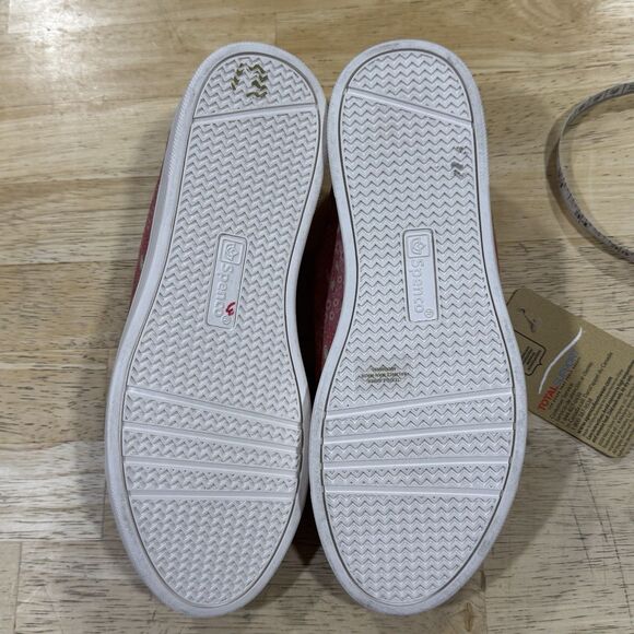 Spenco Orthotic Canvas Slip-on Shoes Santa Maria Pink Floral Size 7.5D Wide NEW - Picture 8 of 14